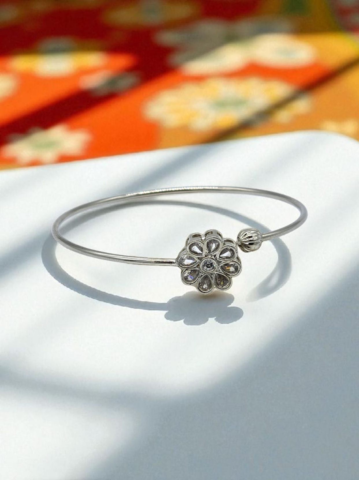 Open German Silver Kada 14