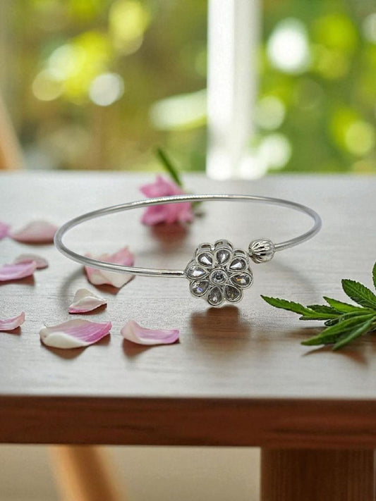 Open German Silver Kada 14