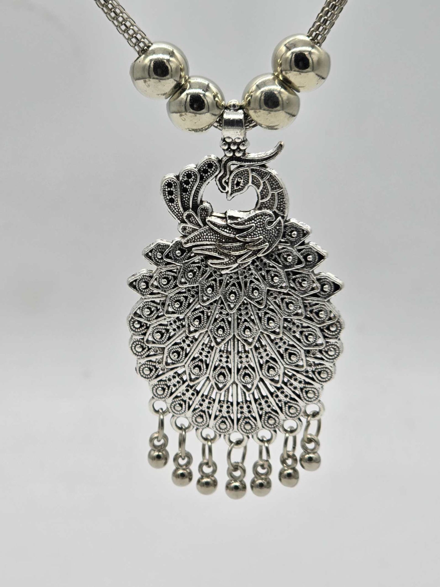 Peacock Pendant Necklace